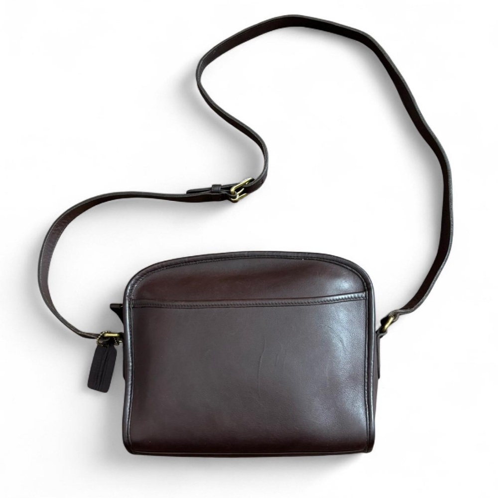 Vintage Coach Chocolate Brown Metropolis Shoulder Bag No. D7M-9087